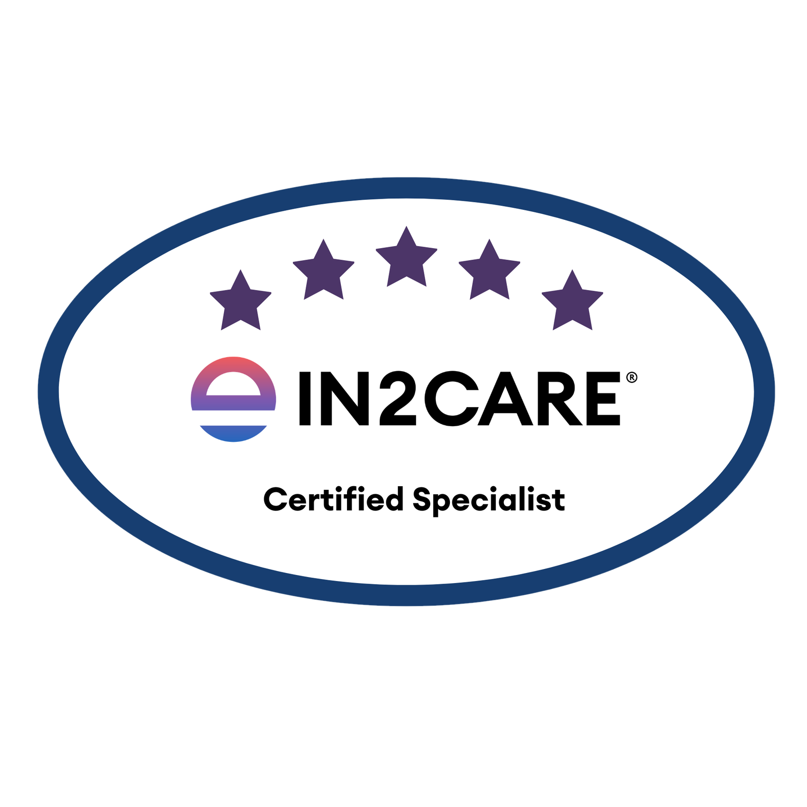 In2Care Certified Specialist badge